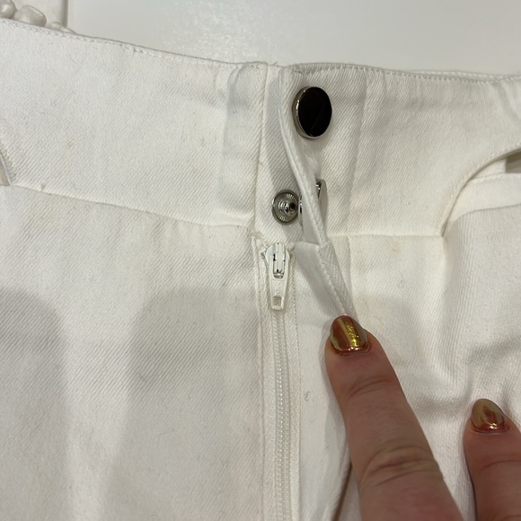 Camila Coelho Zenna Cargo Pants in White - Picture 5 of 7